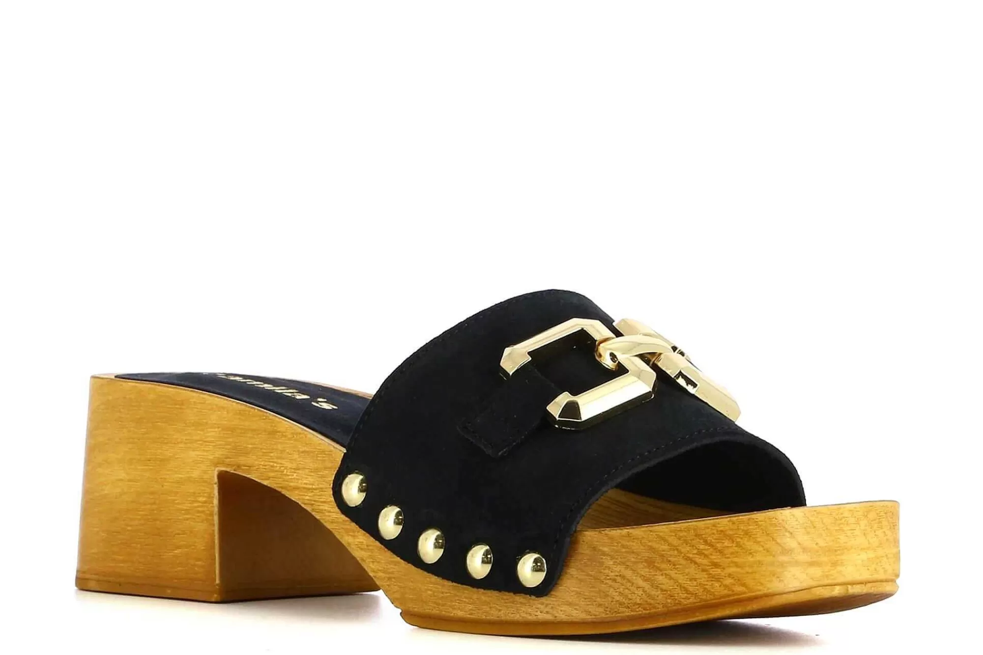 Outlet Mules De Tacon Cagliari Mujer Zuecos Y Mules