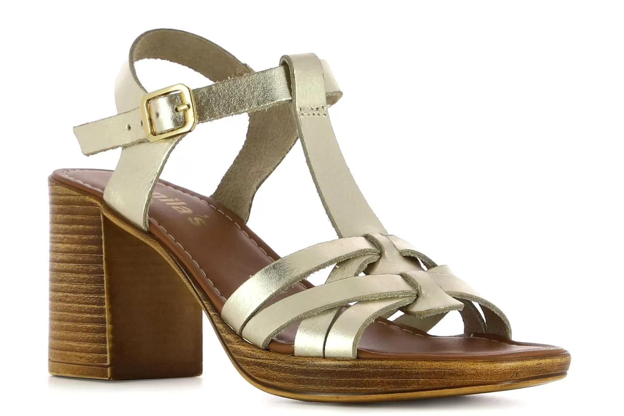 Outlet Sandalias De Tacon Adelia Mujer Sandalias